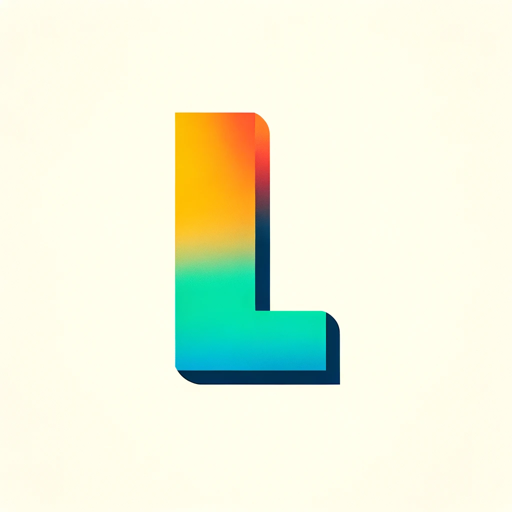 Stylized letter L with a vibrant gradient ranging from warm orange to cool teal hues, representing the fusion of Montessori education and innovative AI technology.