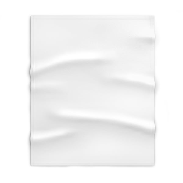 A Montessori Artistry Discovery Soft Fleece Blanket displayed against a white backdrop, highlighting its plush texture and premium quality for comfort and warmth.